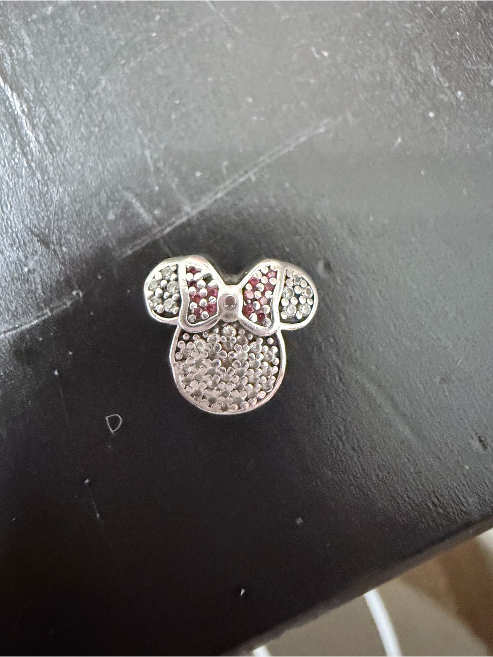 Minnie head Pandora charm stopper for bracelets